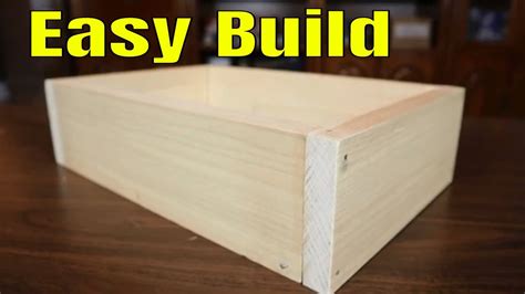 making a wood facade for metal box|how to make a box.